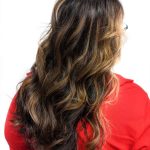 Grey Hair Coverage Balayage with a Women's Layered Haircut and Beach Wave Blowout - Reverence Hair Studio in Knoxville, TN.jpeg